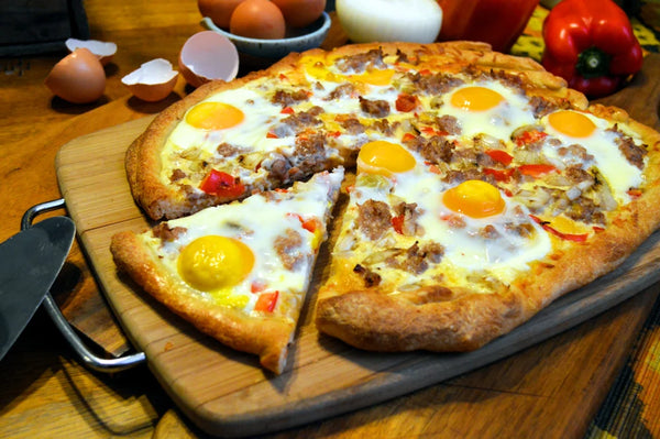 Grilled Breakfast Pizza