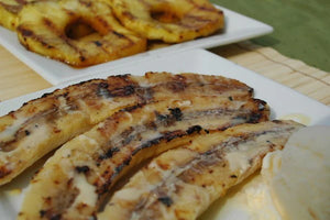 Honey-Glazed Pineapple & Grilled Sweet Bananas