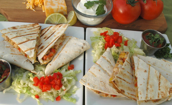 Grilled Chicken Quesadillas