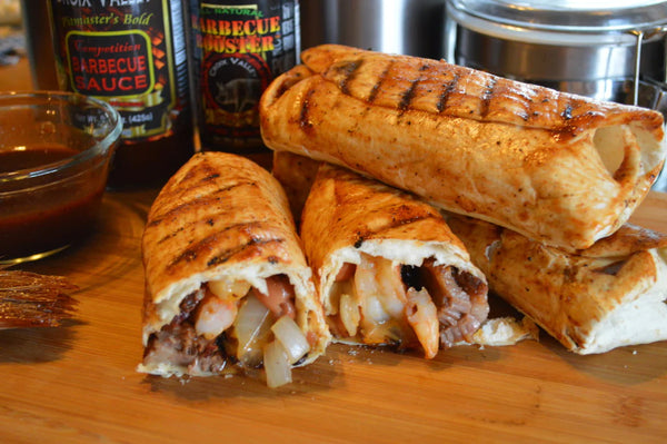 Surf & Turf BBQ Brisket Burritos