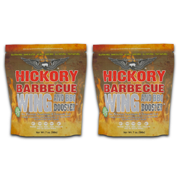 Croix Valley Hickory Barbecue Wing y BBQ Booster